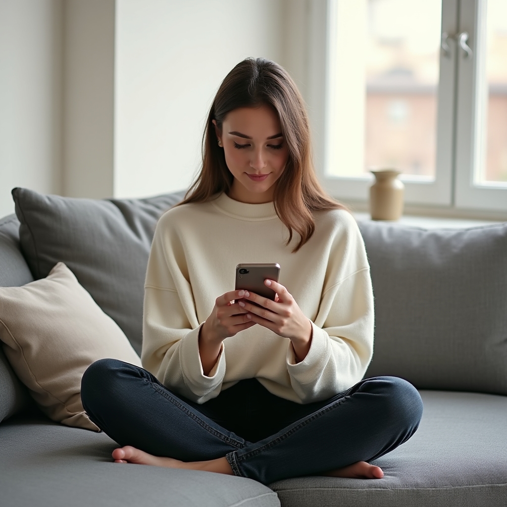 Zakupy mobilne na smartfonie - nowoczesny interfejs sklepu internetowego
